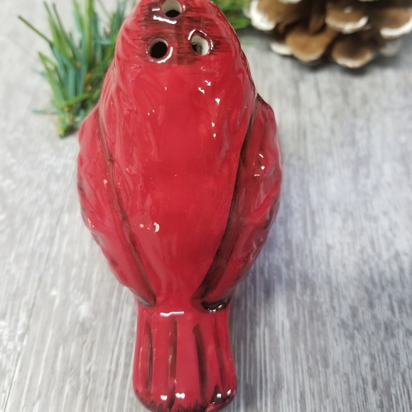 Cardinal salt and pepper shakers with stand - Picture 13 of 13